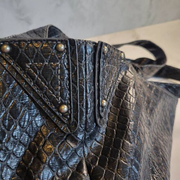 Jessica Simpson Black Slouchy Hobo Shoulder Bag - Picture 8 of 8